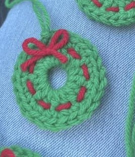 Learn to Crochet a Wreath Ornament - Sandy Hill Arts Center - Saturday December 6th 10:00-2:00